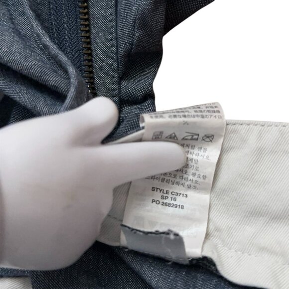 J.Crew Pants Mens Size 30x32 (Fits 30x31) Chino 484 Slim Fit Linen Blend Blue - Picture 7 of 7